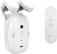 NogrAx Electric Curtain Opener for Smart Home Gadgets, Automatic Compatible with Window Pole Blinds Accessories switch bot hub devices with Timer (remote control,1pc)
