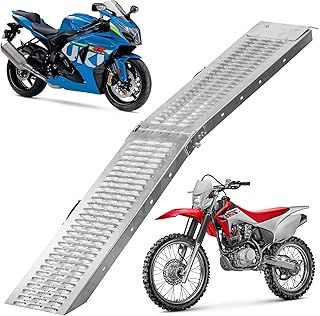 KCT Vehicle Loading Ramp Heavy Duty 200kg Capacity Folding Motorcycle Bike Access