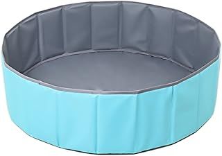 Foldable Kids Baby Ball Pit, Playhouse Playpen Ocean Ball Pool for Toddler Boys Girls, Portable Ocean Ball Pit Pool Children Game Play Toy Indoor Outdoor (80cm, Blue)
