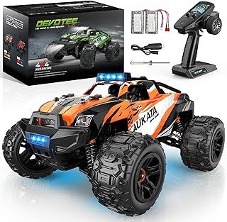1:18 Scale 4WD All Terrain Remote Control Cars，2.4 GHZ 36 KPH High Speed RC Car for 8+ Year Old Boys & Adults, Remote Control Truck with Ipx4 Waterproof Off-Road, Toys Gifts for Boys & Adults
