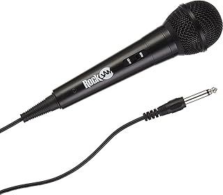 Rockjam Karaoke Unidirectional wired microphone unidirectional dynamic microphone with three-meter cable - black