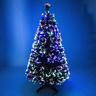 The Christmas Centre 5ft Green Fibre Optic Christmas Xmas Tree with Multi LED Source 150cm (5ft)