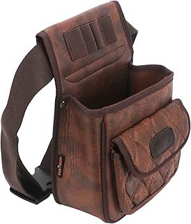 Tourbon Hunting Leather Cartridge Carrier Skeet/Trap Shooting Bag Hold 100 Shells