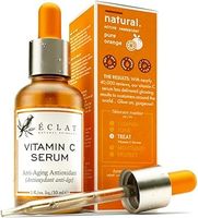Eclat Skincare Glow Up Vitamin C Serum - Vitamin C Serum for Face with Hyaluronic Acid, Ferulic Acid & Vit E - Skin Brightening Face Care - Anti Aging, Hydrating & Dark Spot Lightening 30ml