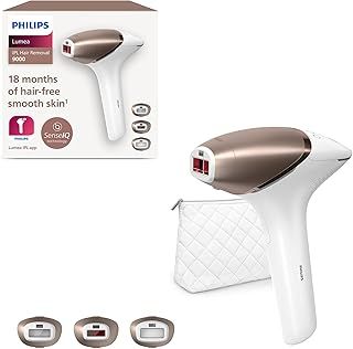 Philips Lumea IPL Hair Removal 9000 Series - Hair Removal Device with SenseIQ Technology, 3 Attachments for Body, Face, and Precision, Cordless Use (Model BRI955/00)