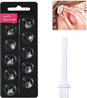 Hearing Aid Accessories,8mm Hearing Aid Domes Hearing Aid Accessories Compatible with Oticon MiniFit Universal Silicone Hearing Aid Domes Suitable Hearing Aid Open Domes
