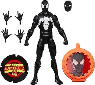 Marvel Legends Series Spider-Man, Avengers Retro Marvel Comics Secret Wars Collectible 6 Inch Action Figure, Red, Blue