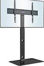 BONTEC TV Floor Stand for 30-70 inch LED LCD OLED Plasma Flat Curved TVs, Height Adjustable Tall TV Stand with Brackets up to 40kg, Max VESA 600x400mm