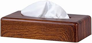 Classic Rectangular Black Walnut Tissue Dispenser