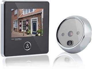 Door Viewer Peephole,Video Doorbell Digital Door Peephole Viewer Smart Vision Door Camera Monitor with 0.3MP,120° wide angle,IR night vision for Home Office Hotel