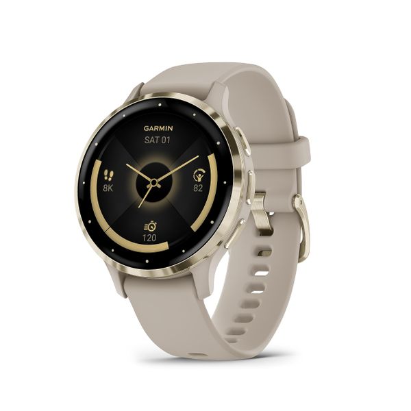 Garmin Venu 3S GPS Smartwatch, 41 mm, AMOLED, French Grey