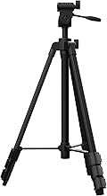 137 cm Lightweight Aluminum Laser Level Tripod Stand with Bubble Level, Quick Release Plate with 1/4"-20 Screw Mount for Laser Line Leveling Device