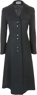 Busy Women's Black Long Wool Blend Coat