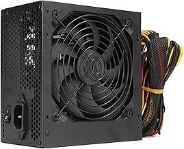 ATX PC Power Supply 500W with 12cm Silent Cooling Fan Power Supply PSU 3xSATA/6-PIN 12V/26 Pin Ready(20+6)/2x6-PIN Molex/1xFloppy