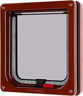Cat Mate Lockable Cat Flap - Brown (304B)