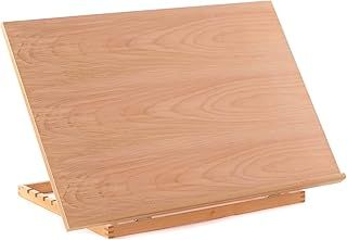 A2 Art & Craft Workstation Wooden Desktop Drawing Board Artist Adjustable Table Easel