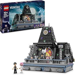 LEGO Wednesday Addams Figure Set, Collectible Building Toy for Kids, Includes 2 Faces & Outfits, plus Classic Character Thing for Creative Role Play, Birthday Gift for Girls and Boys 76780