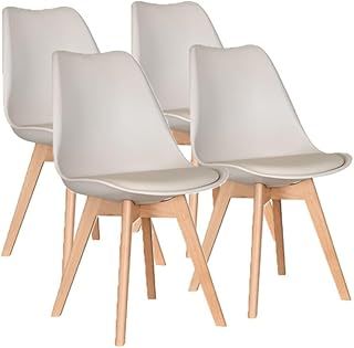 Single Dining Chairs Designer Wooden Home Office Commercial (Burgundy)