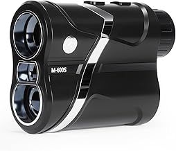 BOSEAN Golf Range Finder with Slope Function, Pin Lock Vibration and Scan Mode with 7x magnification, High definition transparent screen, 660 Yards Rechargeable Range Finder Golf