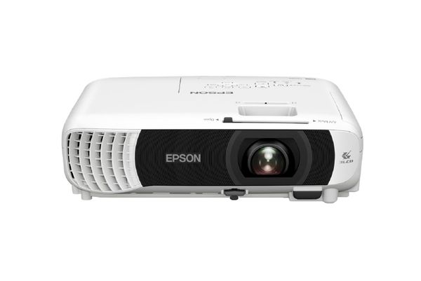 Epson EB-W55 | WXGA Affordable Projector | 3LCD | 4,000 Lumens | 320" Display | Wi-Fi | Split-screen | 2x HDMI | Easy Setup | Home and Office Use | White