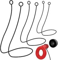 3 Pcs Earplugs Connector Cord, Loop EarPlugs Lanyard with Removable Tips Silicone Cord for Quiet Earplugs Tug-Resistant Safety Connector Cord Prevent Loss of Earphones