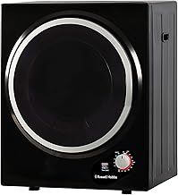 Russell Hobbs RH3VTD800B Black 2.5kg Compact Mini Vented Tumble Dryer, Portable, Freestanding Table top Dryer with 3 Heat Settings small