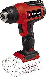 Einhell Power X-Change 18V Cordless Heat Gun - Battery Powered Hot Air Gun With Accessories For Paint Stripping, Vinyl, Crafts, Resin - TE-HA 18 Li Solo (Battery Not Included)