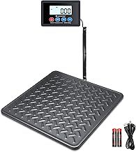 Postal Scales,440lbs x 10g Digital postage scales,Durable Alloy Steel Platform,Heavy Duty Scales for Packages/Warehouse/Luggage,Parcel scales with LCD/Hold/Tare function,batteries&USB Powered