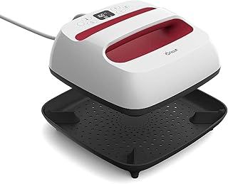 Cricut EasyPress 2 | 22.5 cm x 22.5 cm (9" x 9") Heat Plate | Heat Press for Iron On Vinyl (HTV), Infusible Ink and Sublimation | Heats up to 205°C (400°F) | Raspberry