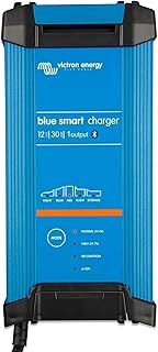 Victron Energy Blue Smart IP22 Smart Car Battery Charger 12V 30A, Trickle Charger for Car Battery and Desulfator for Motorcycle, ATV, RV, Lithium and Deep Cycle Batteries, UK