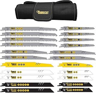 22 x SabreCut SCRSBK22 Mixed S610DF S644D S922BF S922HF S1110DF S1122HF S1122BF S1531L S2345X Fast Wood and Metal Cutting Reciprocating Sabre Saw Blades