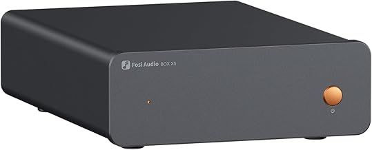 Fosi Audio BOX X5 Phono Preamp for Turntable, Mini Preamplifier Home Audio for MM & MC Cartridge Turntable/Phonograph Record Player/Active Speakers, 4-Level Adjustable Gain 38/48/56/66 dB with RCA