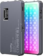 SMALLRIG P96L RGB Video Light by SmallRig, Portable Metal LED Camera Light, 2500-8000K, 21 Effects, CRI 96+, OLED Display, Photo and Video Lighting, Long Battery Life, Fits Camera, etc. - 3489B