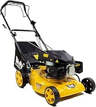 17" / 43cm Petrol Lawn Mower Self-Propelled Recoil 139cc 4HP Wolf 40L Collection Bag 17 inch Lawnmower - 2 Years Warranty