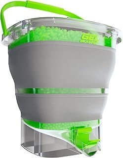 Gel Blaster Gellet Depot - Collapsible Ammo Tub - Fast Loading Nozzle & Built-in Strainer - Hydrates & Stores 10,000+ Gellets - Space Saving Design - Official Gel Blaster Accessory, for Ages 14+