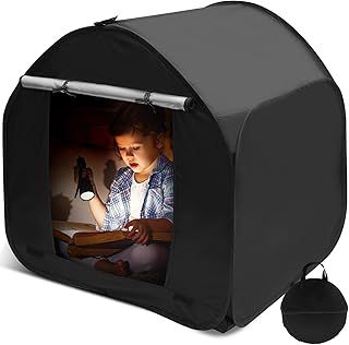 Sensory Tent Kids Pop up Tent Calm Corner for Children to Play and Relax Blackout Sensory Play Tent for Autism Sleepover Tent with Storage Bag for Autistic Children 90×90×90cm