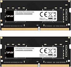 Lexar SODIMM DDR4 RAM 32GB Kit (2 x 16GB), 3200 MHz DRAM, 260-Pin DDR4 SODIMM Laptop Ram, High-Performance SO-DIMM, PC Laptop Computer Memory (LD4S16G32C22ST-BGD)
