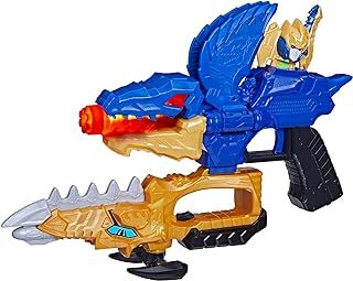 Power Rangers Dino Fury Gold Fury Blade Blaster Superhero Costume Accessory Combining Toy With Electronics Ages 5 and Up