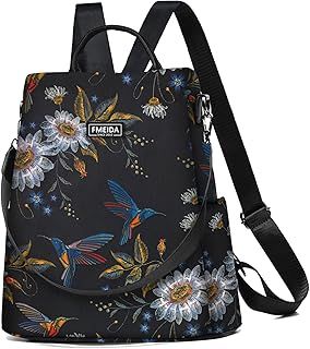 Fmeida Backpack Womens Anti Theft Travel Rucksack Shoulder Bag Ladies Handbag