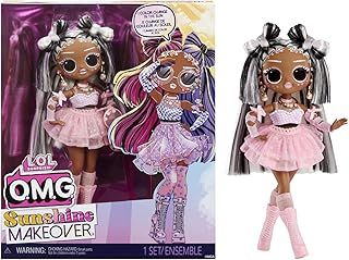 L.O.L. Surprise! OMG Sunshine Makeover Fashion Doll - SWITCHES - Includes UV Colour Change in the Sun, Multiple Surprises, and Fabulous Accessories - Great Gift for Kids Ages 4+