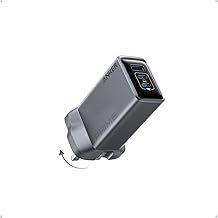 Anker Prime 100W USB C Charger, 3-Port Foldable and Compact GaN Charger, For MacBook Pro/Air, iPad Pro, iPhone 15/14 Series, Galaxy S24/S23, Note20, Pixelbook, Apple Watch, and More