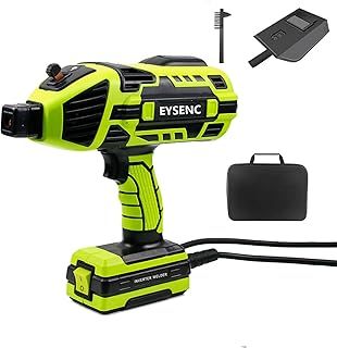 Welding Machine, Portable ARC Welder Machine Gun, IGBT Standing Handheld Welding Machine for 3/64"-1/8" Stick Welder,220V Welder 6 Variable Current Adjustment（Green）