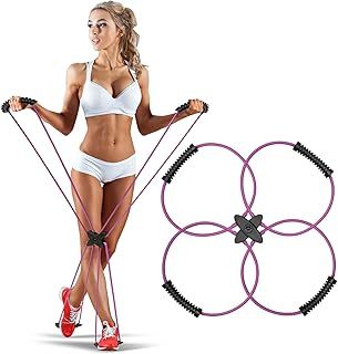 Pilates Reformer Resistance Band Kit - Resistance Tubes Set with Handles, Portable Pilates Reformer Bands, Fitness Accessories for Women and Man, Portable Home Workout Solution, Home Gym Equipment