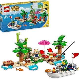 LEGO Animal Crossing Kapp’n’s Island Boat Tour, Buildable Creative Toy for 6 Plus Year Old Kids, Girls & Boys, Features 2 Minifigures from the Video Game Series Including Marshal, Birthday Gift 77048
