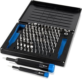 iFixit Manta Precision Bit Set, Bit-Kit with 112 bits (4 mm & 1/4 inch) for DIY Household Projects and to Repair Electronic Devices Like Smartphones