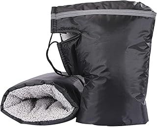 Motorcycle Handlebar Muffs Gloves Windproof Waterproof Motorbike Grip Handlebar Gloves Winter Thick Motorcycle Hand Warmer Scooter Bike Cycling Gloves Mittens For Motorcycles Scooters Bike Snowmobiles