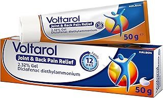 Voltarol Joint & Back Pain Relief 2.32% Gel, for Joint Pain Relief, suitable for Knee Pain & Neck Pain, 50g