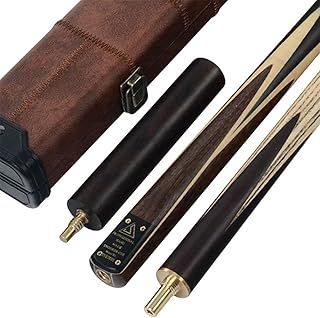 CUESOUL Classic Handmade 57" Rosewood 3/4 Piece Snooker Cue with Cue Case and Extension