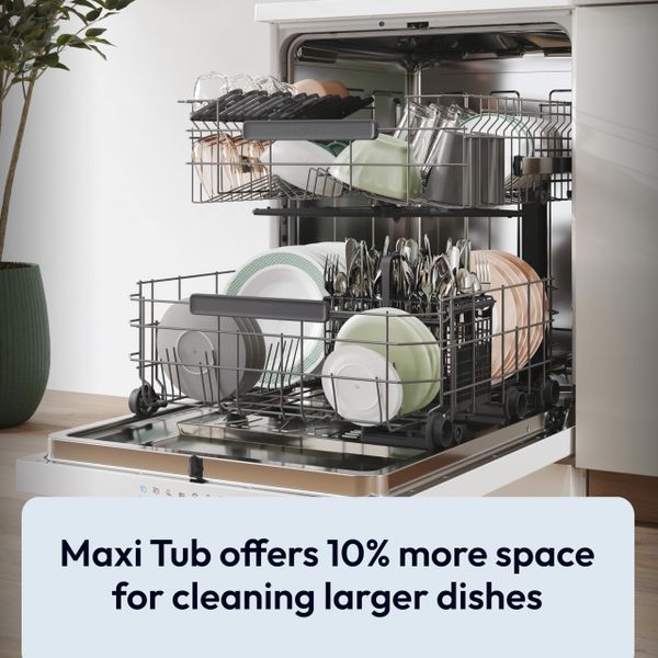 Candy CI 4C7L0W-80 Integrated Dishwasher, 14 Place Setting, Black Bezel, C Rated