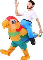 Inflatable Parrot Costumes for Adult Blow up Parrot Costume Funny Halloween Costumes Party Cosplay Outfit Fancy Dress up